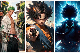 create high quality anime ai arts professionally in 24 hours