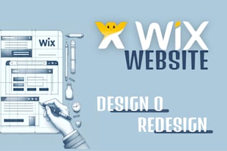 design wix business website or redesign wix website design