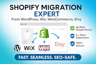 migrate wordpress to shopify, wix store transfer, wordpress to shopify migration