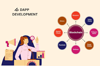 blockchain developer create crypto token web3 dapp rust solidity smart contract