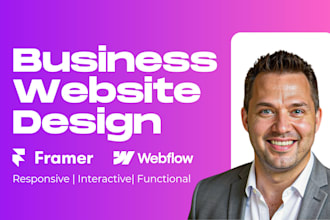design or develop premium website using webflow or framer