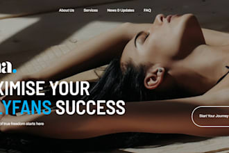 build onlyfans agency wix website modeling onlyfans website