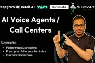 ai voice agent, call center for eleven labs, retell, vapi, open source models