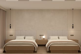design boutique hotel rooms and lobbies