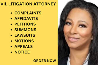 be your civil litigation lawyer and help you write lawsuits, complaints, motions