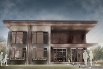 create exterior renders using enscape, lumion, d5