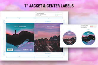 design your 7 inch vinyl packaging