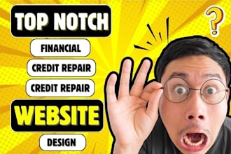 design bookkeeping accounting finance tax insurance credit repair loan website