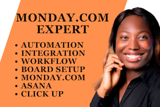 setup workflow integrate and automate trello, clickup, notion, asana monday crm