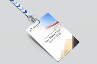make an identity card for your business