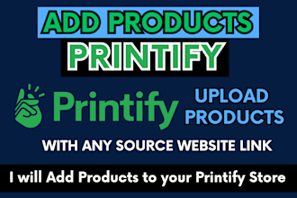 add 50 product to your printify store
