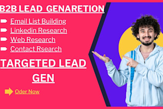 b2b lead generation, linkdin lead generation, and email list