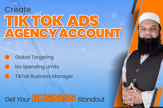 setup tik tok ads agency account tiktok business manager in 24 hours