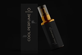 design perfume packaging luxury perfume box and label design