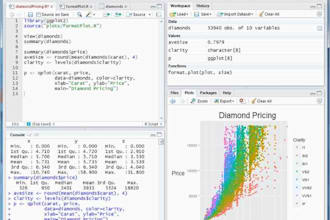 assist with r commander programming and data analysis