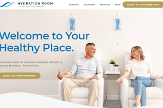 design iv hydration website iv therapy website mobile iv hydration website