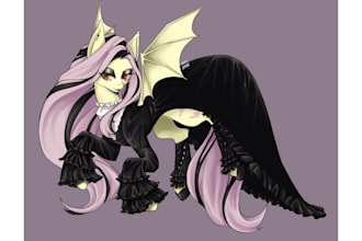 draw your my little pony characters for you, mlp oc digital art