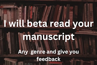 beta read your novels and documents
