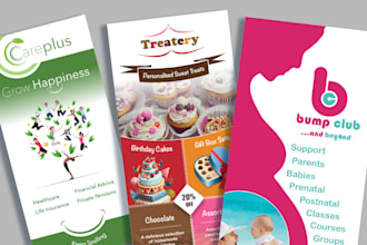 design any flyer, leaflet, booklet, or printed brochure