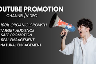 organic youtube video promotion to your targeted audience