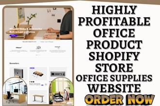 design office product shopify store office supplies store office product website
