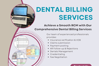 manage your complete dental practice, dental billing expert
