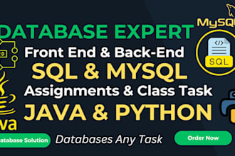 sql python java cpp web database bot programming script project developer, tutor