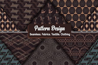 do seamless design for fabric clothing pattern