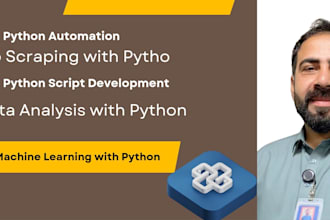 expert in python scripting, coding, web scraping