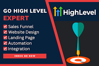 be your gohighlevel sales funnel go high level landing page ghl website expert