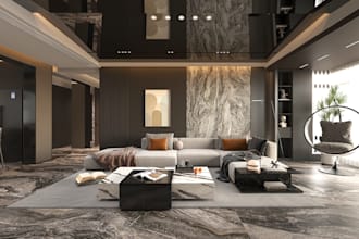 create 3d model, interior home, 3d exterior render and 3d animation by 3ds max