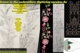 digitize embroidery logo design in hat cap with a png file, any file format