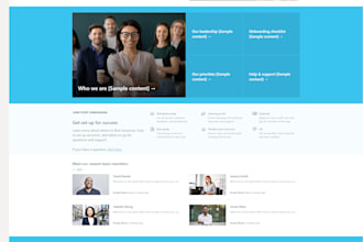 develop and design an employee sharepoint intranet or extranet website for you