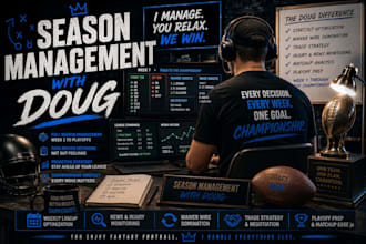 provide season long team management for your fantasy football team