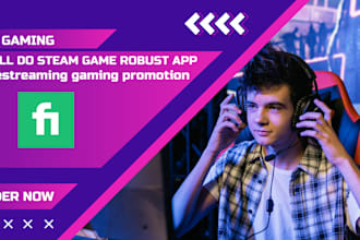 do game robust app livestreaming gaming promotion