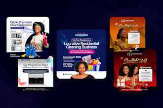 design creative facebook ad, image advert and instagram post