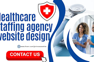 design healthcare staffing staffing agency staffing website healthcare website