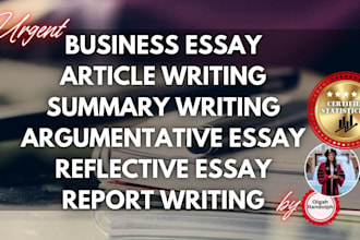 do urgent argumentative or reflective business writing