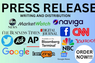 write a press release and press release distribution for your website