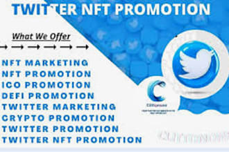 do nftt x twitter marketing and promotion for nft organic growth