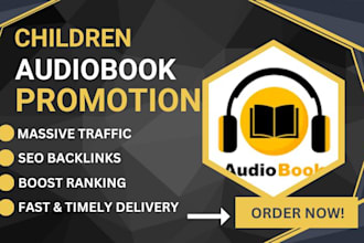do viral childrens book, ebook marketing and amazon audiobook promotion