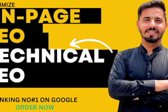 optimize website onpage technical SEO service wordpress shopify wix squarespace
