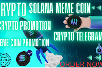 reach 80m targeted tg referral link investor, pump fun crypto token promotion