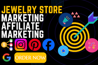 do promotion marketing jewelry necklace shopify fb ad store affiliate marketing