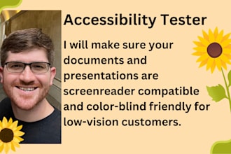 check your documents for screen reader compatibility