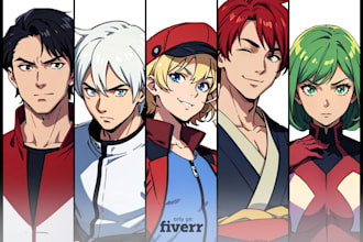 design ai generated anime art with a unique custom ai