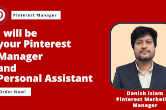 be your pinterest manager and personal assistant