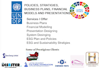 draft esg, sustainability and renewable energy policies