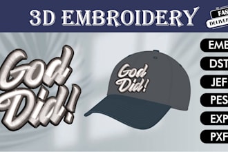 do 3d puff embroidery digitizing
