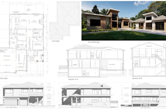 do architectural 2d, 3d floor plans, exterior and interior realistic renders